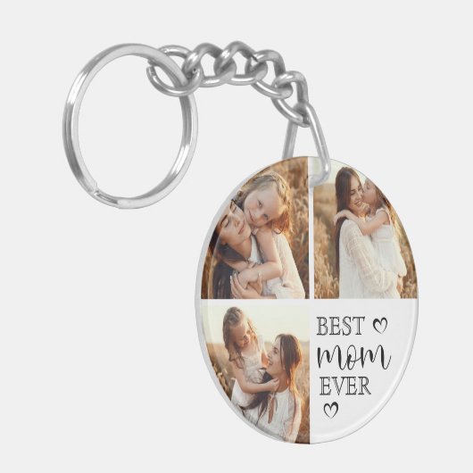 Personalized Mom Photo | Cute Family Keepsake Sleutelhanger (Voorkant Links)