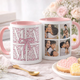 Personalized Mom Photo Mug Cute Design Mok
