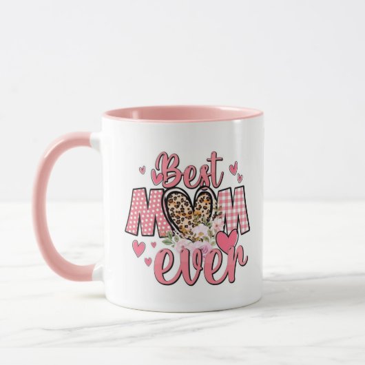 Personalized Mom Photo Mug Cute Design Mok (Links)