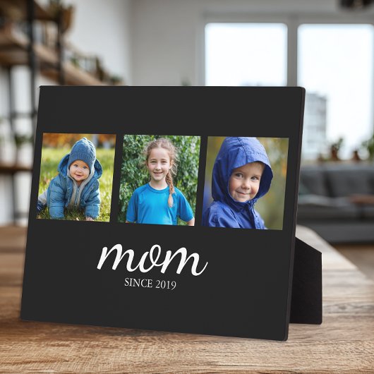 Personalized Mom Since Photo Fotoplaat