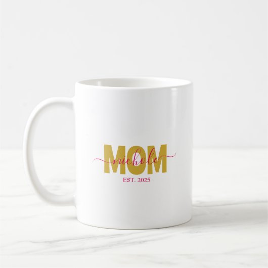 PERSONALIZED MOM TO BE KOFFIEMOK (Links)