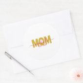 PERSONALIZED MOM TO BE RONDE STICKER (Envelop)