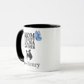 Personalized Mom Typography Mug Mok (Voorkant links)