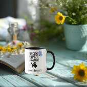 Personalized Mom Typography Mug Mok