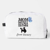 Personalized Mom Typography Toiletry Bag Toilettasje (Voorkant)