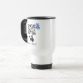 Personalized Mom Typography Travel Mug Reisbeker (Voorkant links)