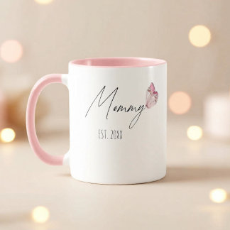 Personalized Mommy EST. Year Mug for Mother's Day  Mok