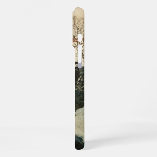 Personalized Monet Landscape iPhone Hoesje (Linkerkant)