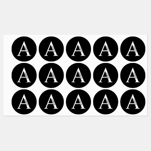 Personalized Monogram and Name Labels (Vel)