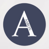 Personalized Monogram and Name Labels (Design 2)