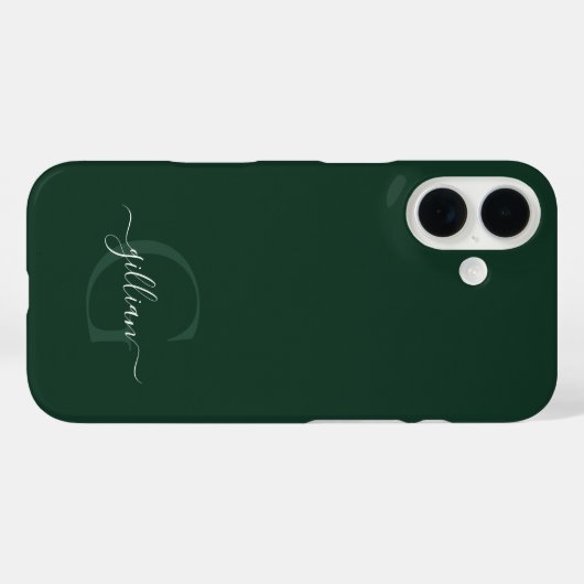 Personalized Monogram Case-Mate iPhone Case (Achterkant (horizontaal))