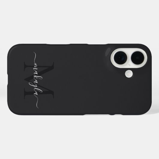 Personalized Monogram Case-Mate iPhone Case (Achterkant (horizontaal))