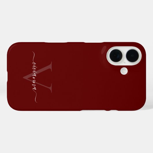 Personalized Monogram Case-Mate iPhone Case (Achterkant (horizontaal))