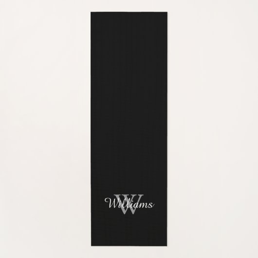 Personalized Monogram Custom Name and Initial Yogamat (Voorkant)