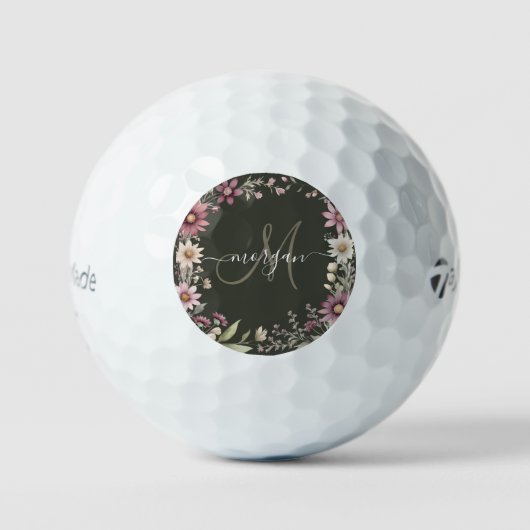 Personalized Monogram Golf Ball Golfballen (Voorkant)