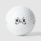 Personalized Monogram Golf Balls | Custom Initial Golfballen (Voorkant)
