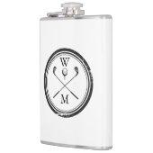 Personalized Monogram Golf Club Ball Heupfles (Links)