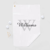 Personalized Monogram Initial and Name Golfhanddoek (Insitu)