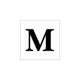 Personalized Monogram Initial Single Letter Custom Rubberstempel