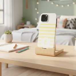 Personalized Monogram Minimal Striped Modern Desig Case-Mate iPhone Case