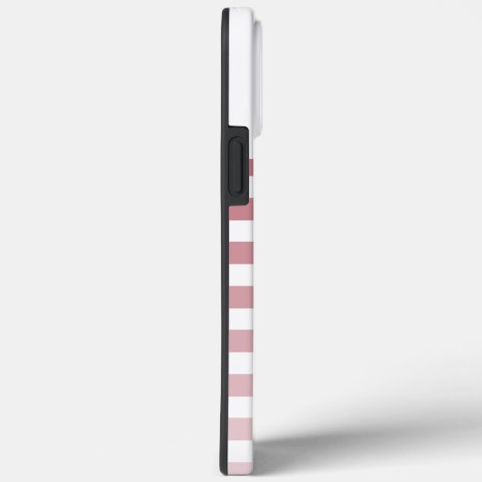 Personalized Monogram Minimal Striped Modern Desig Case-Mate iPhone Case (Achterkant / Rechts)