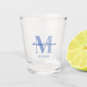 Personalized Monogram & Name for Groomsmen Shot Glas (Voorkant)