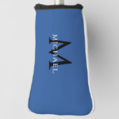 Personalized Monogram Name Initial Royal Blue Golfheadcover (Draai 90)