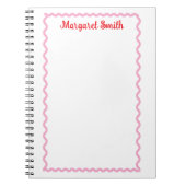 Personalized Monogram Notepads with Scallop Border Notitieboek (Voorkant)