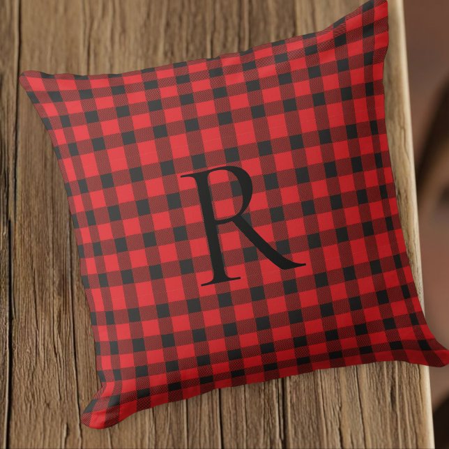 Personalized Monogram Pillow, Rustic Farmhouse Kussen (Creator heeft geüpload)