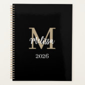 Personalized Monogram Planner, Name & Bible Verse Planner (Voorkant)