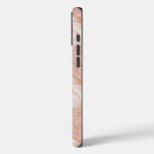 Personalized Monogram Rose Quartz Gold Case-Mate iPhone Case (Achterkant / Links)