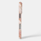 Personalized Monogram Rose Quartz Gold Case-Mate iPhone Case (Achterkant / Rechts)