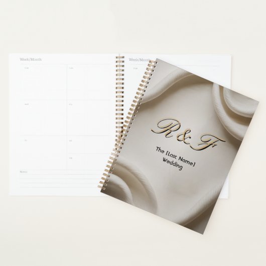 Personalized Monogram Suite | Luxe Linen Wedding Planner (Display)