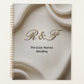 Personalized Monogram Suite | Luxe Linen Wedding Planner (Voorkant)