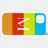 Personalized Monogram Summer Fun Case-Mate iPhone Case (Achterkant (horizontaal))