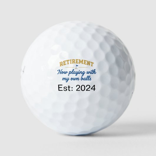 Personalized Monogrammed Golf Balls Golfballen (Voorkant)