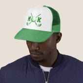 Personalized Monogrammed Initial Name Hat - Custom Trucker Pet (In situ)