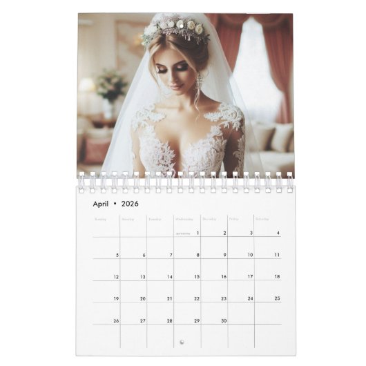 Personalized Monthly Family Moments in 12 Photos Kalender (Apr 2026)