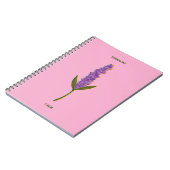 Personalized Monthly Serenity Journal Minimalist  Notitieboek (Linkerzijde)
