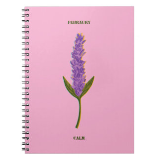 Personalized Monthly Serenity Journal Minimalist Notitieboek