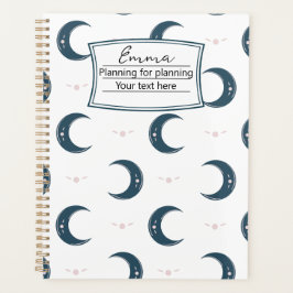 Personalized Moon Pattern Planner 8.5x11