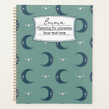 Personalized Moon Pattern Planner 8.5x11
