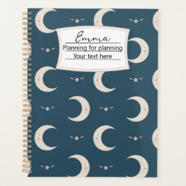 Personalized Moon Pattern Planner 8.5x11