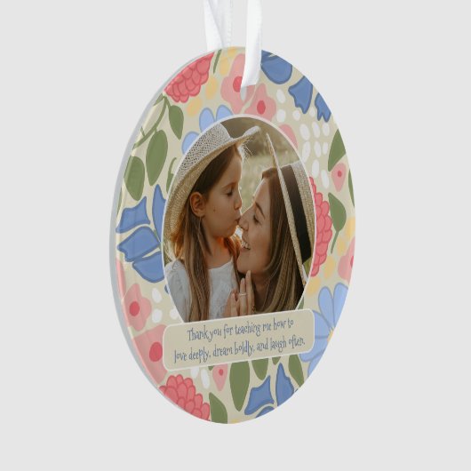 Personalized Mother-Daughter Keepsake Ornament  (voorkant)
