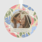 Personalized Mother-Daughter Keepsake Ornament  (achterkant)