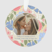Personalized Mother-Daughter Keepsake Ornament  (voorkant)