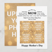 Personalized Mother’s Day Card Kaart (Voorkant / Achterkant)