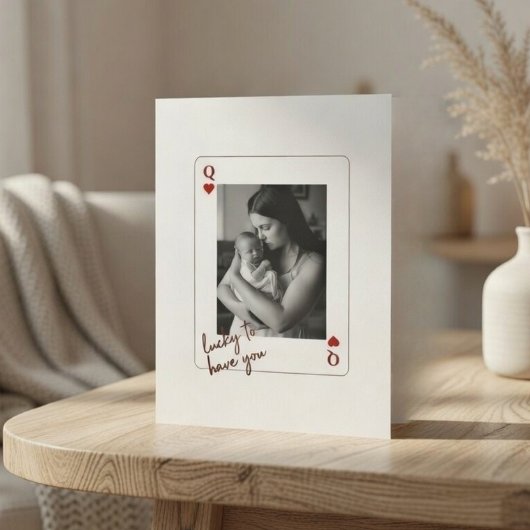 Personalized Mother’s Day Photo Feestdagenkaart