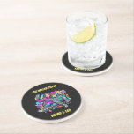 Personalized Mother & Son Graffiti Coaster Zandsteen Onderzetter<br><div class="desc">Elevate your space with this bold Mother & Son graffiti art coaster. The high-contrast design on a sleek black background makes the colors pop, creating a modern masterpiece for your coffee table. It's a cool, personalized gift for Mother’s Day or birthdays! Note: Created with AI and manual refinement. You can...</div>