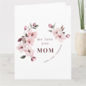 Personalized Mothers Day Card for Mom Kaart (Voorkant)